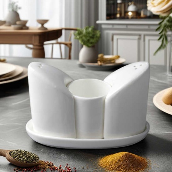 Porcelain Salt Shakers Set